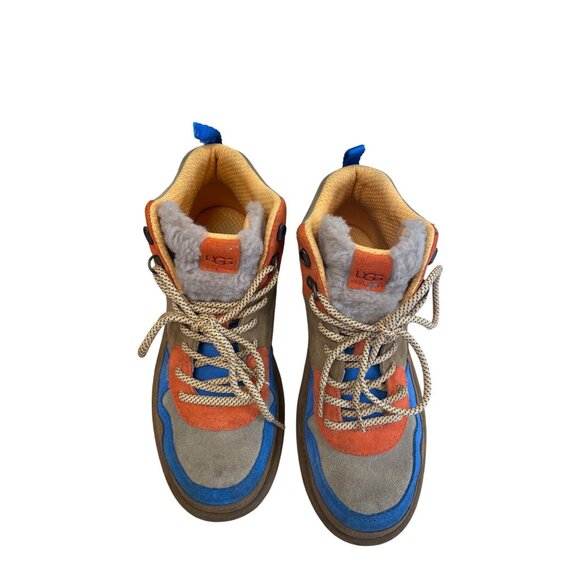 Ugg Highland Hi Boys Colorblock Leather Ankle Boots Size 5 SKU 8409 - Picture 14 of 14